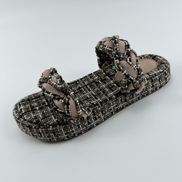 Fashion Multicolored Sandals House Slippers Platform Summer Women's Shoes Pantofle Slides Shale Female Beach Soft 2025 Sabot Mixed Color