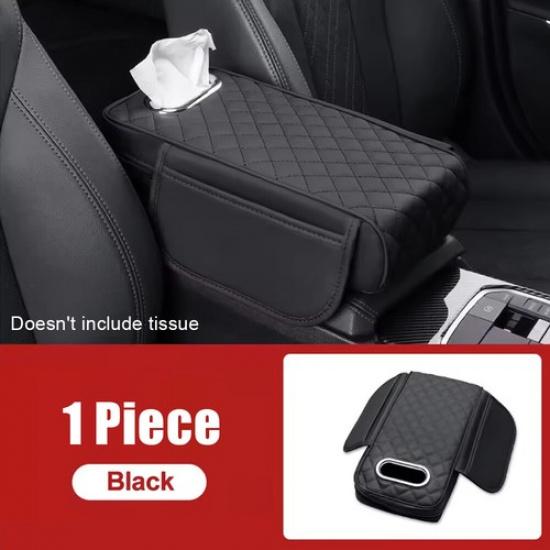 Car Armrest Cushion Cover Center Console Mat Storage Pad Interior Accessories