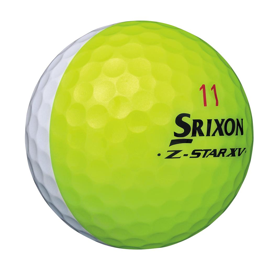 Dunlop Golf Balls SRIXON Z-STAR XV DIVIDE 2023 Model 1 Dozen (12 Pieces) YellowWhite