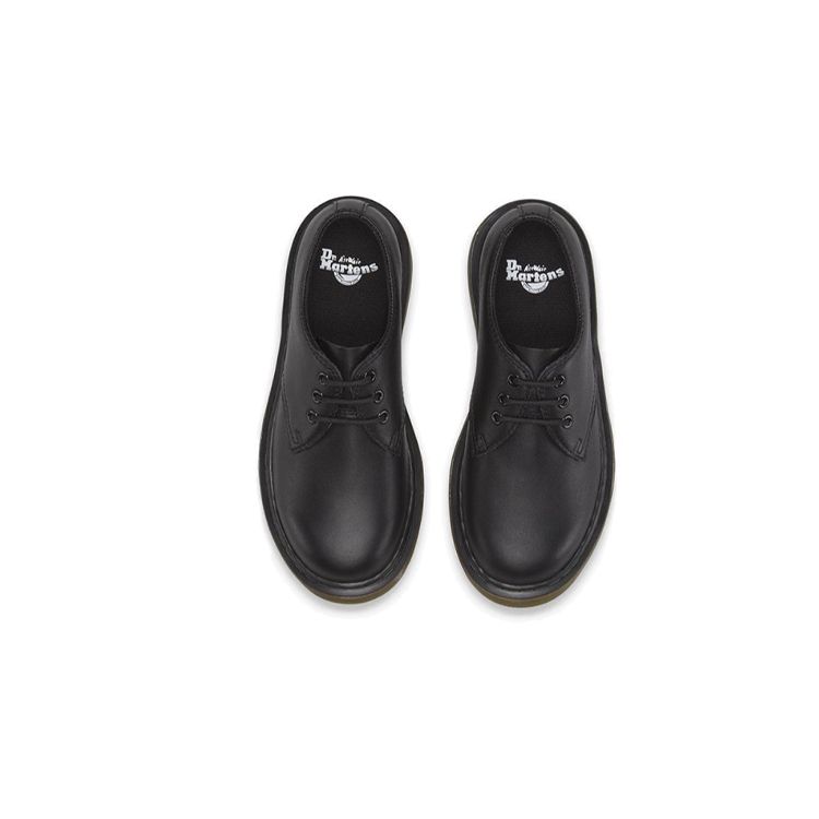 Dr. Martens 1461 Soft Leather Breathable Shock Absorbing Durable Casual Snow Boots Kids Boots Black 15378001