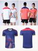 Quick-Dry Short-Sleeve Sports Jersey Set for Table Tennis and Badminton - Men's & Women's Summer Competition Uniform
