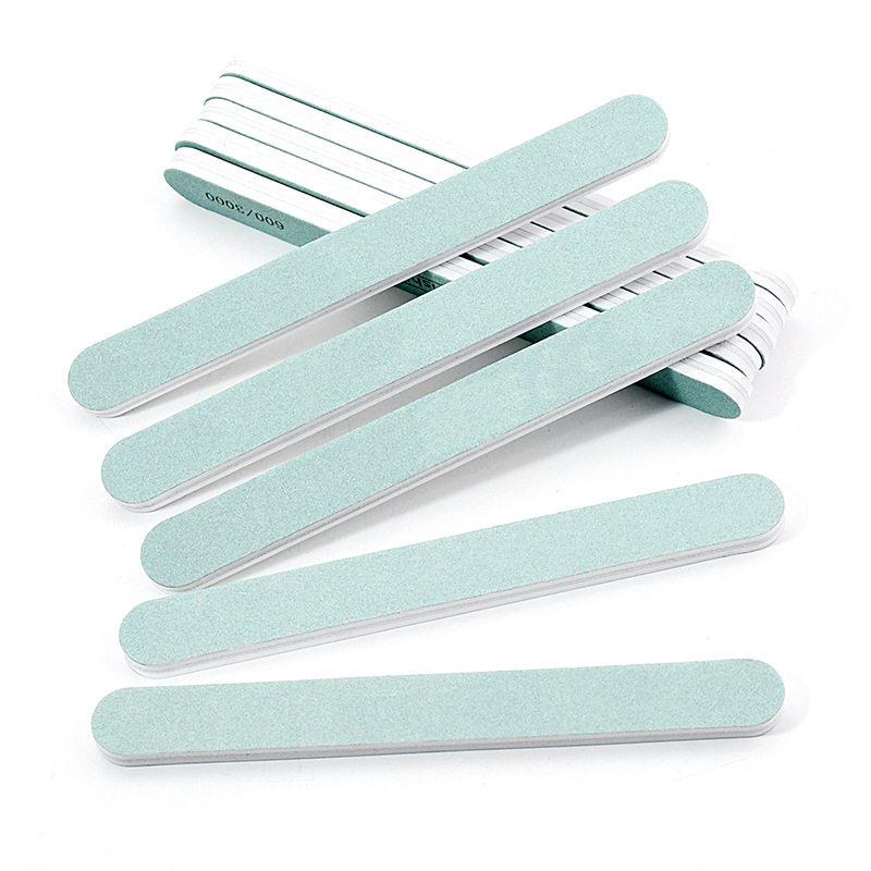 

Stainless Steel Nail & Guitar Fret Polishing Strips 300800 Grit - Nail Art & Rust Removal 10-pack - White-Green Sides 600/3000 Grit
