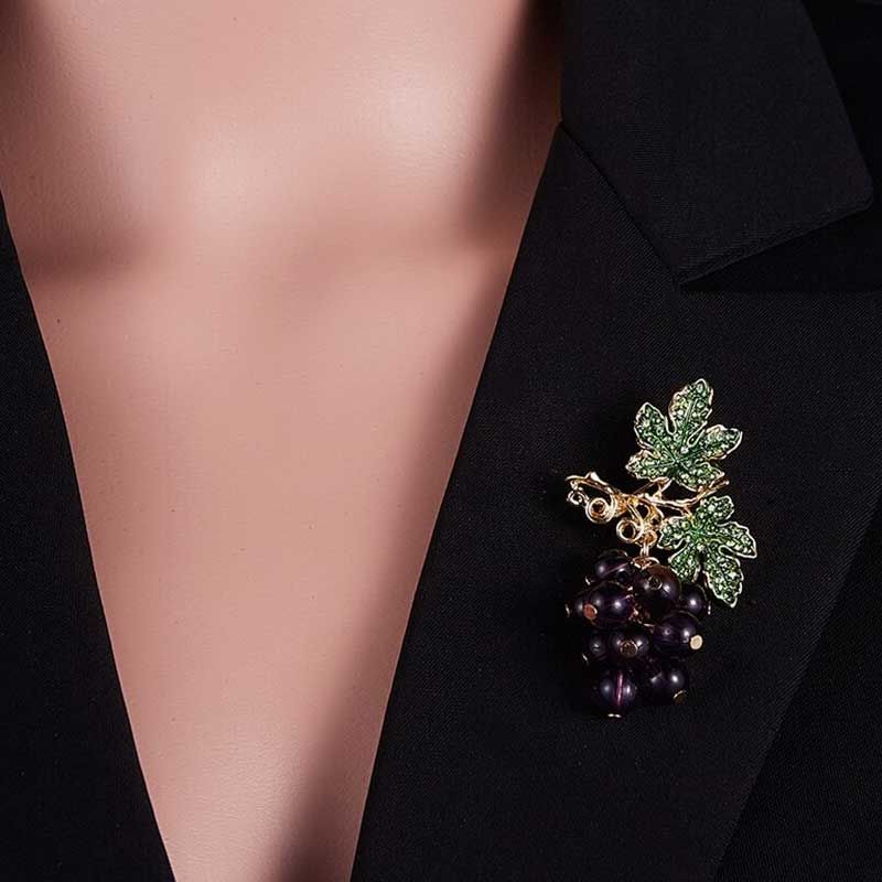 Женская Брошь Пальто Костюм Высококачественная Универсальная Брошь-Цветок Милая Брошь One Size фиолетовый