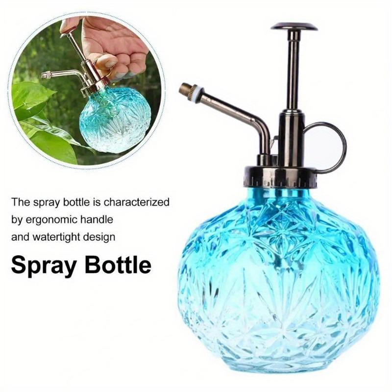 1PC Vintage Mini Spray Bottle Retro Translucent Glass Anti-slip Bottom Watering Can Sprinkler Bottle for Gardening
