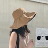 50+ UPF Wide Brim Sun Hat Anti-UV Women Bucket Hats Trendy Sun Protection Hat  Safari Cap