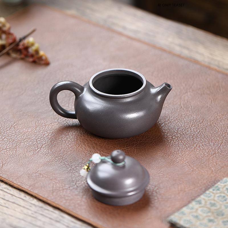 170ml Chinese Yixing Purple Clay Teapots Famous Handmade Tea Pot Beauty Tea Infuser Kettle Raw Ore Zisha Tea Set Customized
