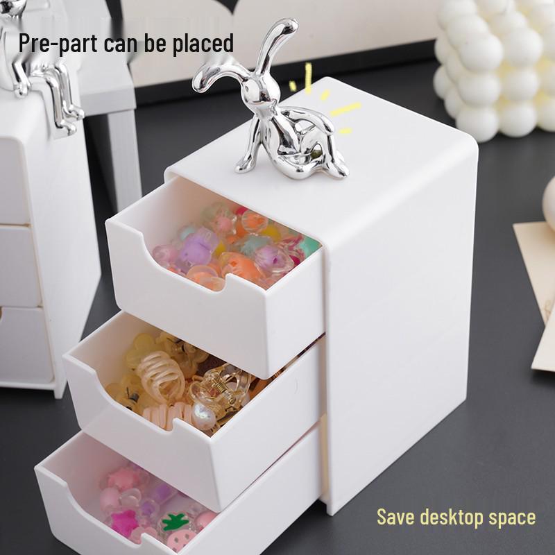 Mini Sertar Multifuncțional: Depozitare rezistentă la praf pentru agrafe de păr, ruj, bijuterii și rechizite de birou