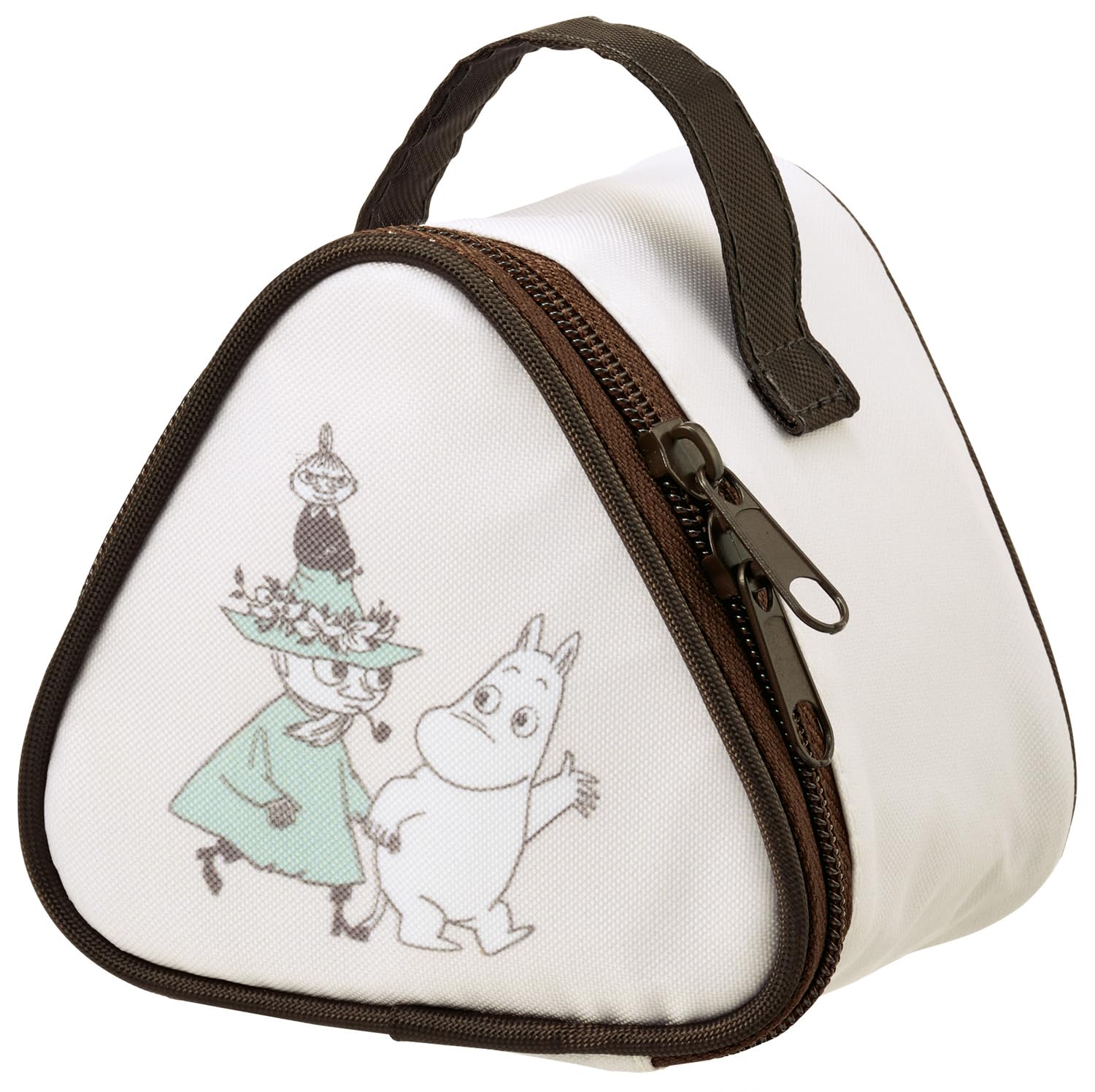 Skater Insulated Rice Ball Shaped Lunch Rice Ball Rice Ball Moomin KONC2 Bag, Case, Insulated, 2-Pack, Pouch,