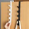 3Pcs Behind the Door Coat Hook Hanger Behind the Door Cabinet Wardrobe Dormitory Door Hook Storage Rack