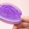 Mini Detangling Hair Brush Oval Scalp Massage Comb Portable Egg Round Hairbrush  Travel