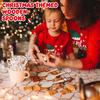 50 Pcs Christmas Wooden Spoons Set Hot Cocoa Stirring Spoons Snowflake Gingerbread Man Snowman Candy Cane Spoon For Winter Tasti
