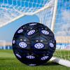 Football Team Crest Printed Size 5 Soccer Balls, Anti-Slip, Protective Football, Outdoor Sport, a Unique Gift Suitable for him/her, Birthday