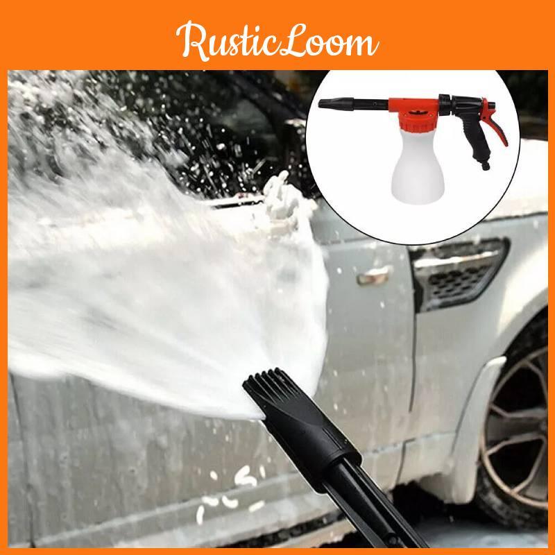 Snow Foam Sprayer Car Wash Spray Tool Lance Uses Hose Pipe Sprayer 900ml Bottle