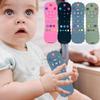 Infant Teething Toy With Colorful Buttons Soft And Chewy Food Grade Silicone 15*5cm