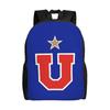 Universidad De Chile  Backpack for Men Women Casual Student Hiking Travel Daypack  College Canvas Bags Outdoor