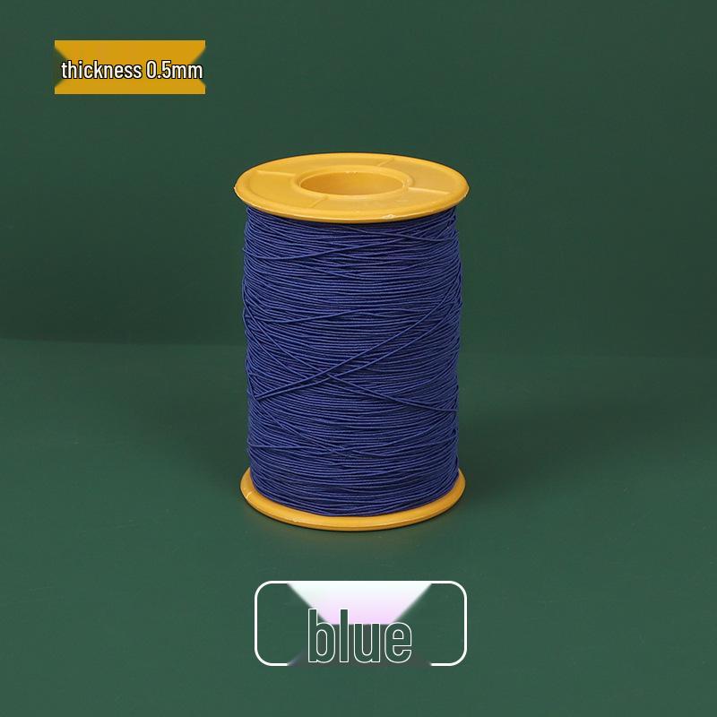 0.5mm High-Elastic Colored Sewing Thread - Super Fine, Durable, Round Cord for Clothing and Crafts