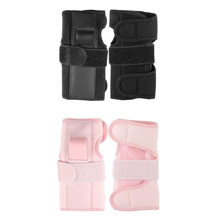 Flexible Wrist Support For Skateboard Ski Protective Gear Abrasion Resistant Fabric Secure Closure