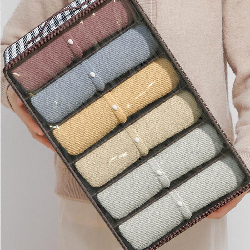 Aufbewahrungsbox für Kleidung, Hosen, Unterwäsche, Tidelle, separate Aufbewahrungsbox, faltbar, staubdicht, für Schlafzimmer, Kleiderschrank, Aufbewahrungstasche