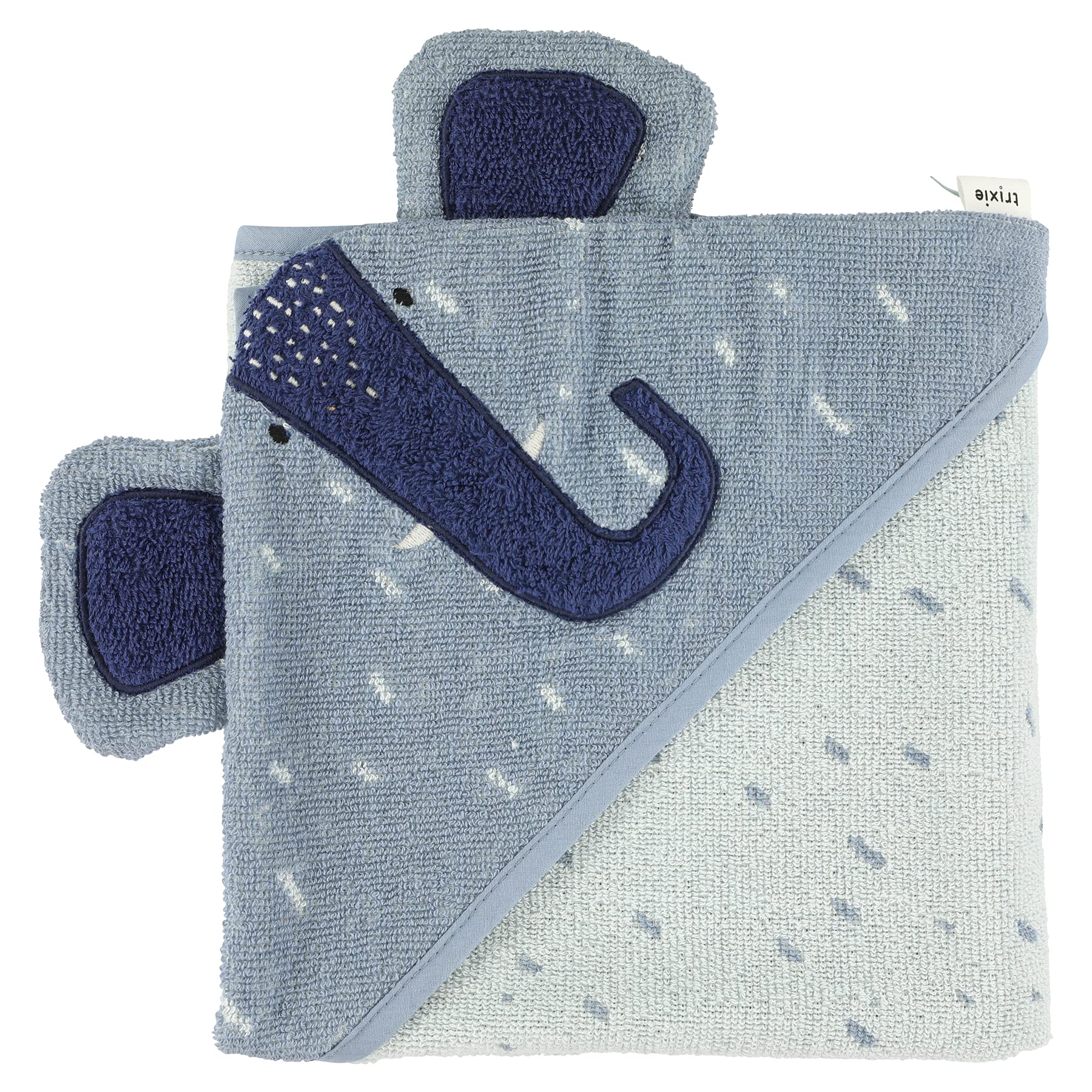 

Trixie Hooded Towel, Large, Baby Towel, Bath Towel, Cute Animal Design, Elephant, 11-880