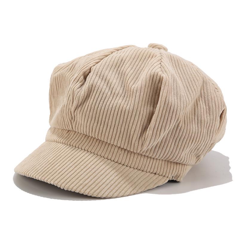 Solid Color Octagonal Hat Beret Painter Hat Outdoor Casual Style Hat for Women New Year Presents Valentine's Gifts