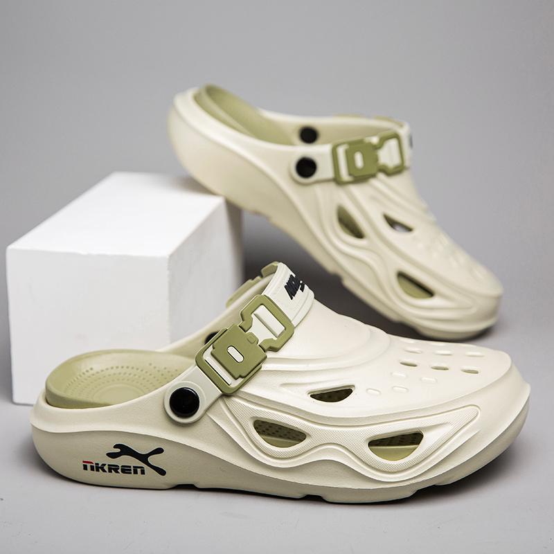 Grote Heren Zomer Buitensporten Strand Schoenen Sandalen Pantoffels Koppel's Huis Anti-Slip Buiten Vrijetijds Sandalen