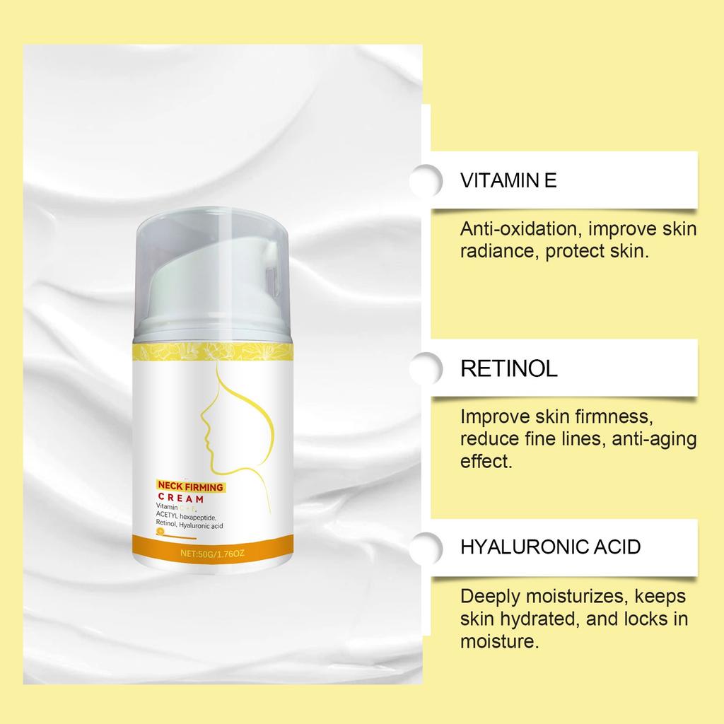 Retinol Neck Moisturizing Cream Neck Skin Care Gentle Moisturizing Hydrating Neck Cream