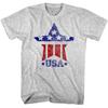 T-shirt Homme Pochoir Étoiles USA