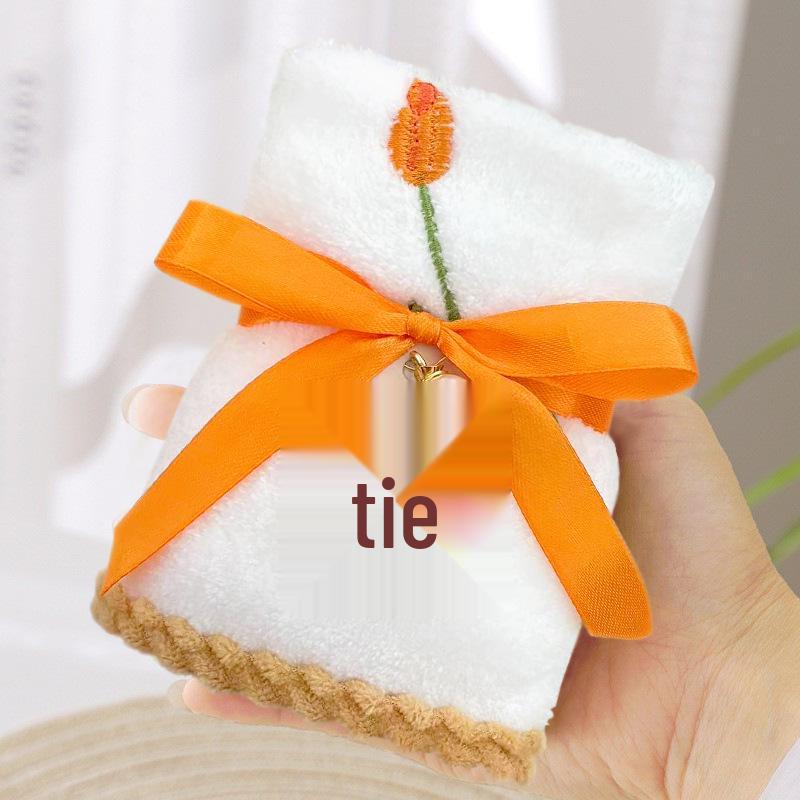 Embroidered Coral Fleece Towel Gift Set for Weddings & Events