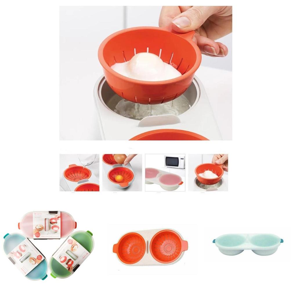 Cuiseur d'œufs à la vapeur en PP de qualité alimentaire, pour faire de délicieux œufs pochés en quelques minutes