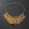 Punk style necklace - european and american fashion, bold and exaggerated, vintage alloy cobra multi-layer necklace for women