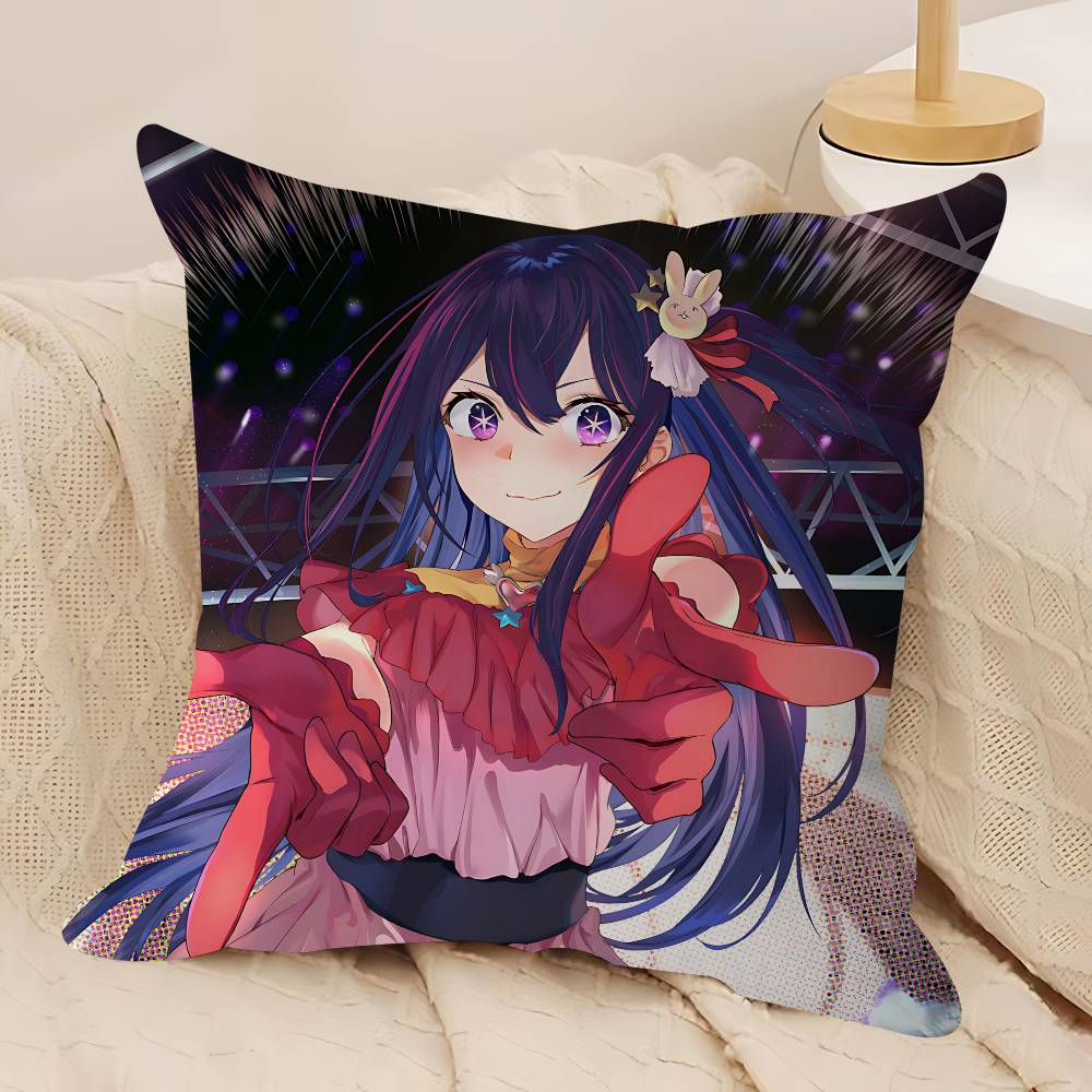 Anime Oshi No Ko Kissenbezug 30x50 Polyester Sofakissen Dekorative Zierkissen Heimdekoration Kissenbezug
