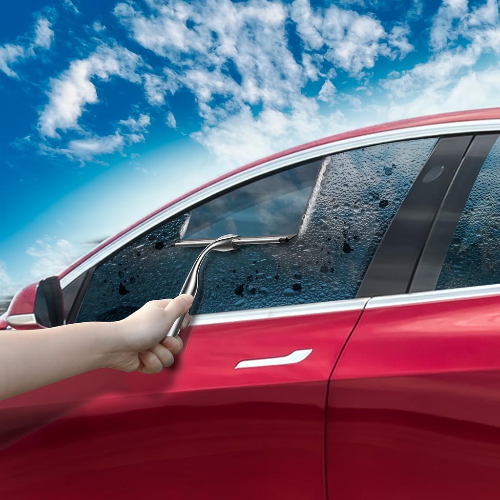 Handheld Shower Squeegee with Hook, Glass Wiper, Window Squeegee, Water Removal Scraper, Suitable for Shower Doors, Bathroom, Window And Car Glass