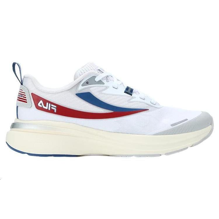 Fila NUVOLE Abrasion Resistant Low Top Running Shoes Men's White Gray A12M321118FWN