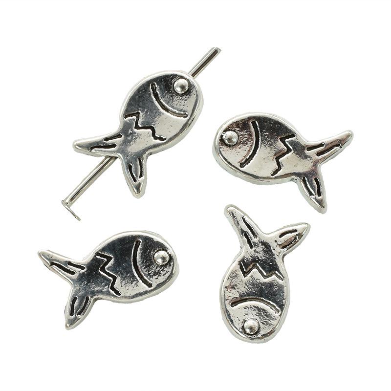 Jūros gyvūnijos „pasidaryk pats“ papuošalų karoliukai: Kriauklės, Jūros žvaigždės, Žuvys ir kt.