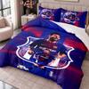 Messi 3Pcs Bedding Set Duvet Cover With Two Pillowcases For Bedroom Home Decoration