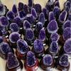 Cluster Geodă de Ametist Natural Ornament Decorativ din Cristal pentru Casă și Birou Din Brazilia