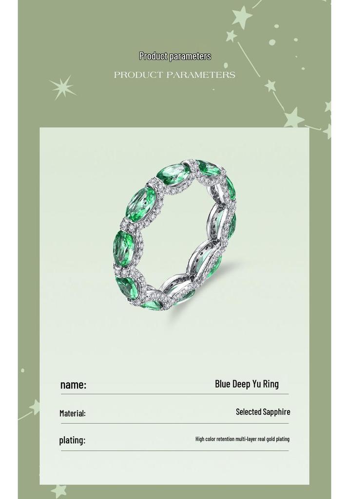 European & American S925 Sterling Silver Ring with Multicolor Gemstones, Paved Diamonds, Ruby, Green Stone & Synthetic Spinel