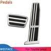 Stainless Steel Car Pedals Accelerator Gas Brake Pedal Cover for Lexus ES GS for Toyota Camry RAV4 RAV 4