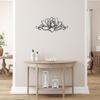 Metal Lotus Wall Art Mandala Home Decor Spiritual Flower Sculpture Yoga Meditation Gift