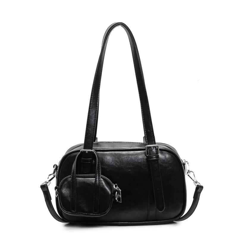 

Сумка для боулинга Niche Design с несколькими карманами, женская сумка-подушка через плечо чёрный