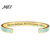 Inspirational Bracelet This Too Shall Pass Mantra Cuff Bracelet, Adjustable Engraved Motivational Gift for Encouragement Bangle Hidden Information