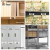 Magnetic PVC Shelf Label Card Holder with Adhesive Sign and Replaceable Paper