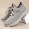 Shoes men's shoes casual shoes breathable single shoes couple shoes fashion trend lace-up fly-woven soft-soled running shoes 2025