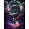 Fantasy Oriental Dragon In The Clouds Prints Poster Canvas Painting Modern Wall Art Pictures For Living Room Bedroom Home Decor