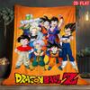Dragon Ball Living Room Blanket Soft Cozy Flannel Blanket for Sofa Couch Home Daily Use THW