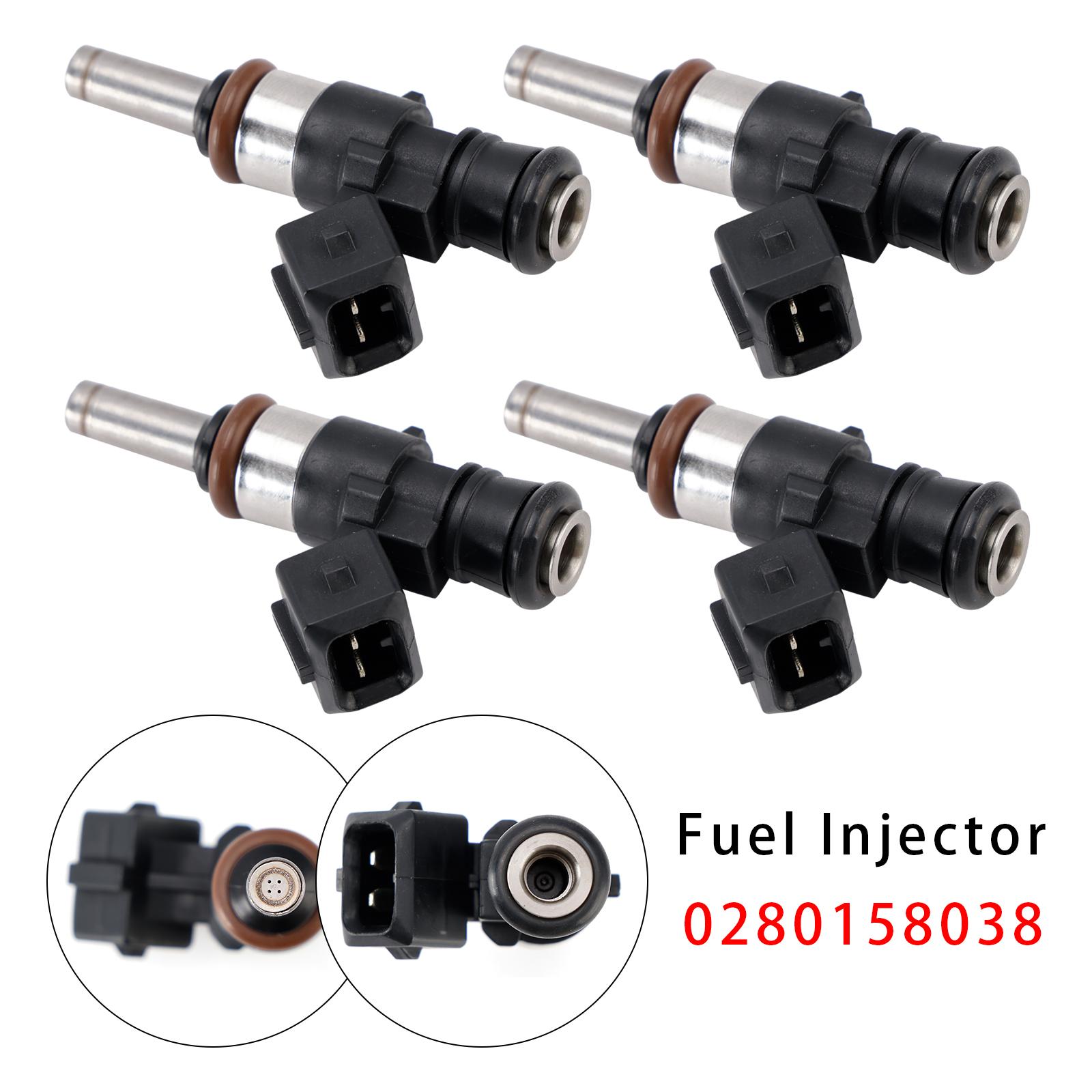 

4Pcs Fuel Injector For BMW F650 F700 F800 GS R1200 GS/RS/RT 0280158038