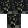 Premium Quality Pokemon Go Pikachu 3d Led Lamp With 7 Vibrant Color Changing Touch Switch