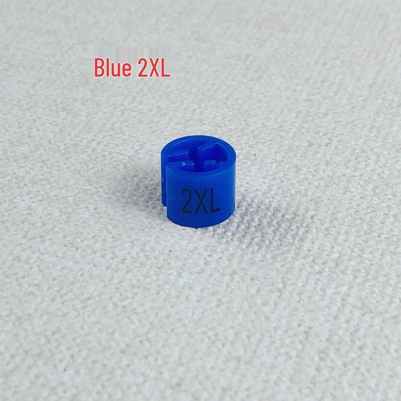 Double-Sided Round Clothing Size Marker Clip for Adult & Children Hangers