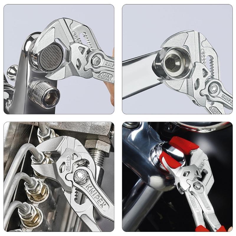 Quick Adjust Water Pump Pliers with Not  Slip Plastic Dipped Handle Manual Plier Tool for Home Plumbing & Auto Repair