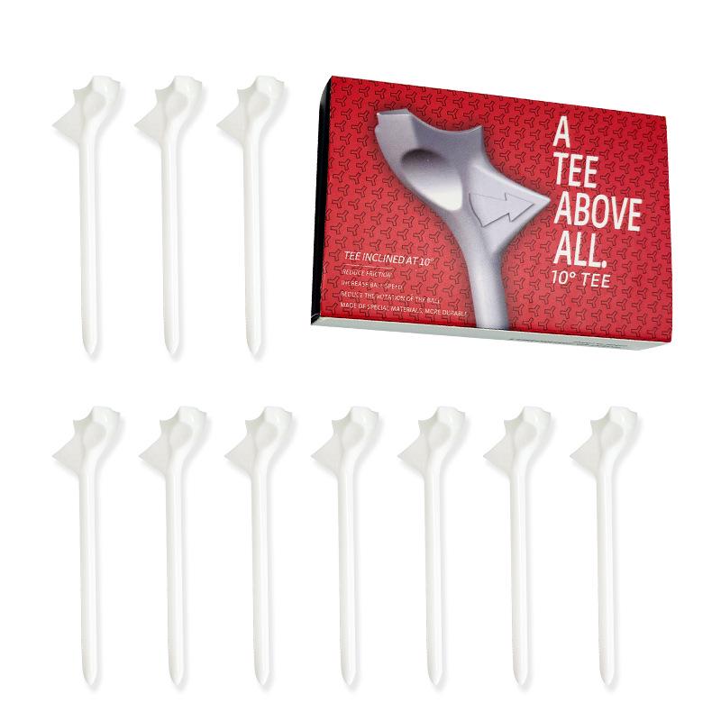 

Melo Golf Tees: 10° Slanted Plastic Ball Holders Set